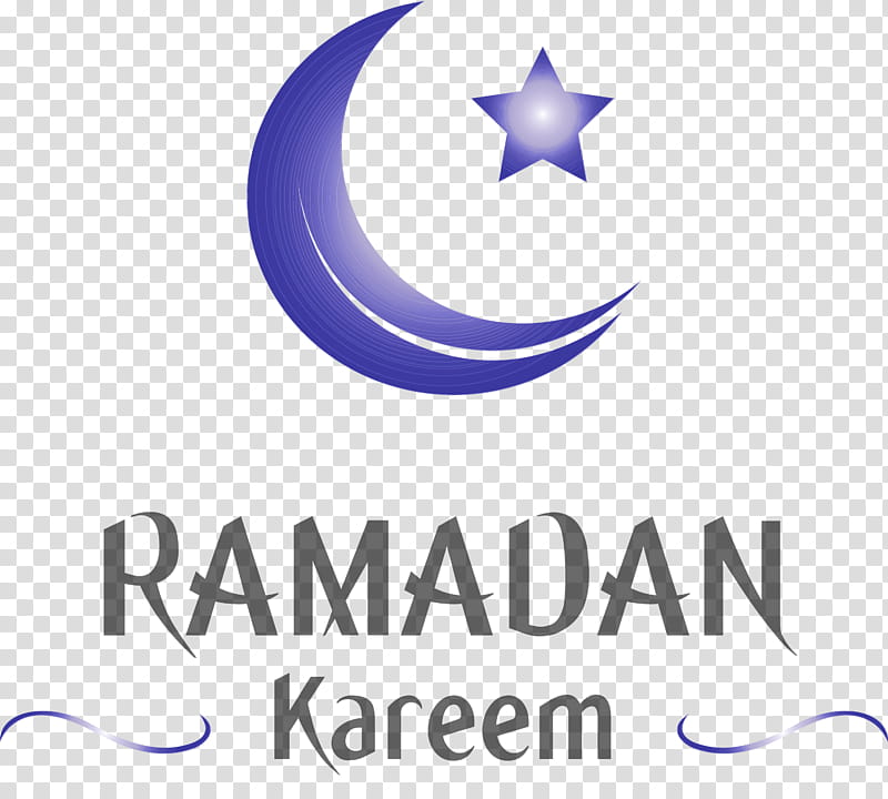 logo crescent text purple font, Ramadan Mubarak, Ramadan Kareem, Watercolor, Paint, Wet Ink, Company, Symbol transparent background PNG clipart