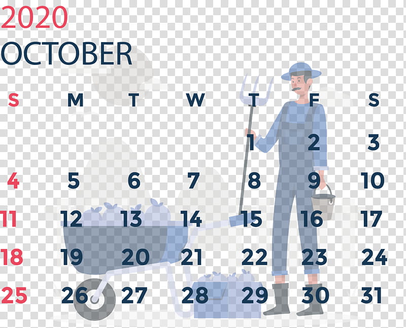 October 2020 Calendar October 2020 Printable Calendar, Outerwear, Angle, Point, Text, Area transparent background PNG clipart