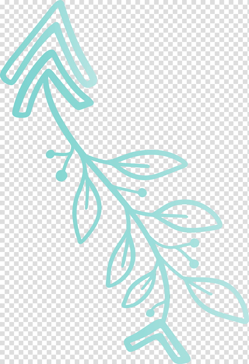 leaf meter pattern line area, Boho Arrow, Cute Arrow, Hand Drawn Arrow, Watercolor, Paint, Wet Ink, Flower transparent background PNG clipart
