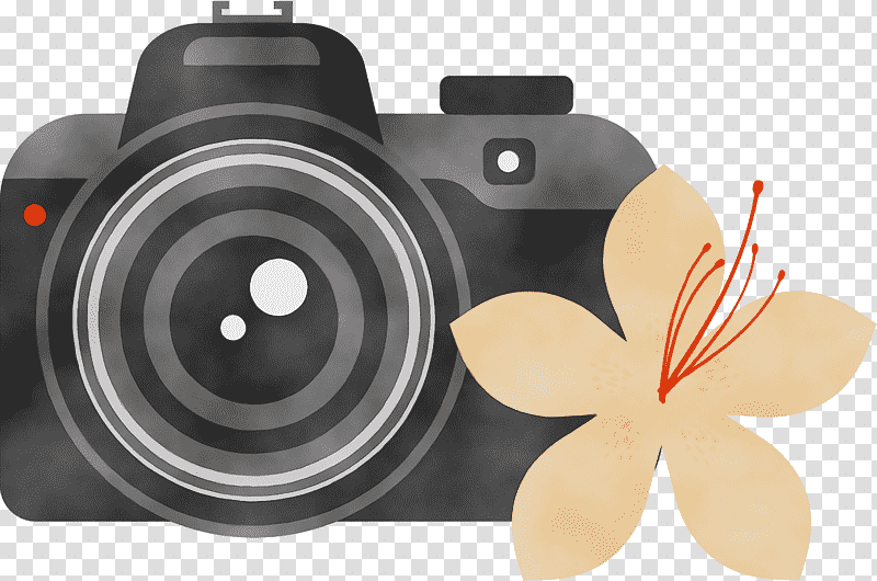 Camera Lens, Flower, Watercolor, Paint, Wet Ink, Digital Camera, Science transparent background PNG clipart