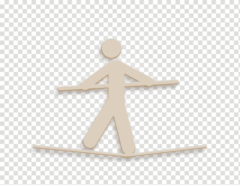 Humans icon Tightrope Walker icon Risk icon, People Icon, M083vt, Meter, Wood transparent background PNG clipart