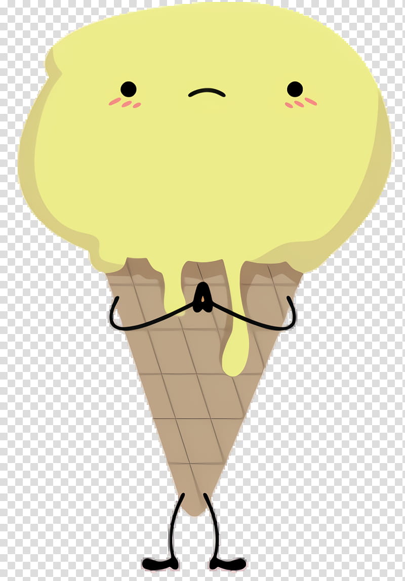 Ice Cream Cone, Ice Cream Cones, Cartoon, Line, Yellow, Computer, Smoking, Frozen Dessert transparent background PNG clipart
