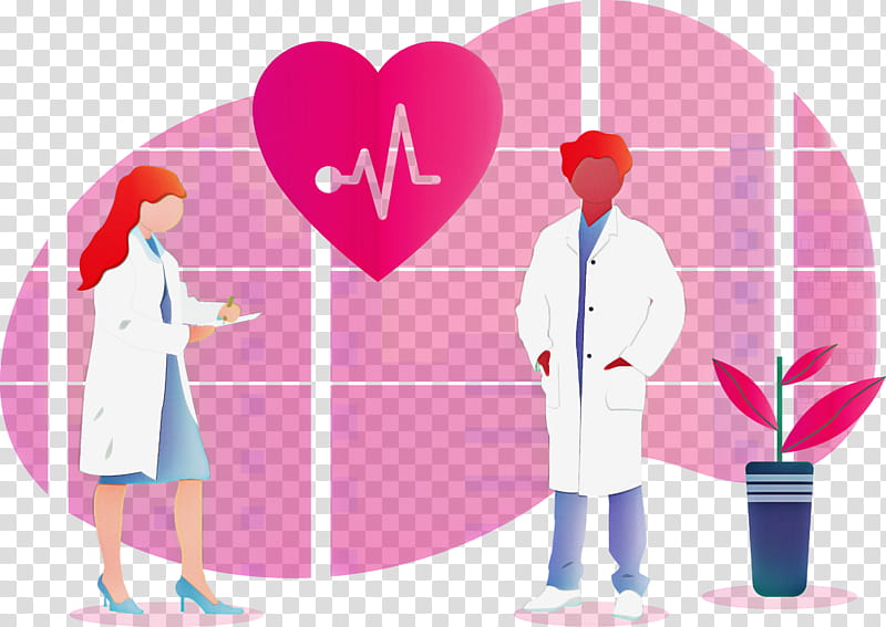Doctor Corona Virus Disease COVID, Pink, Heart, Love, Magenta, Gesture transparent background PNG clipart