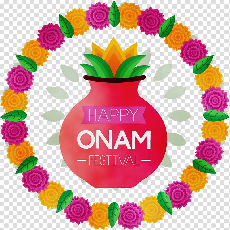 Onam, Harvest Festival, Watercolor, Paint, Wet Ink, Royaltyfree, Kathakali transparent background PNG clipart
