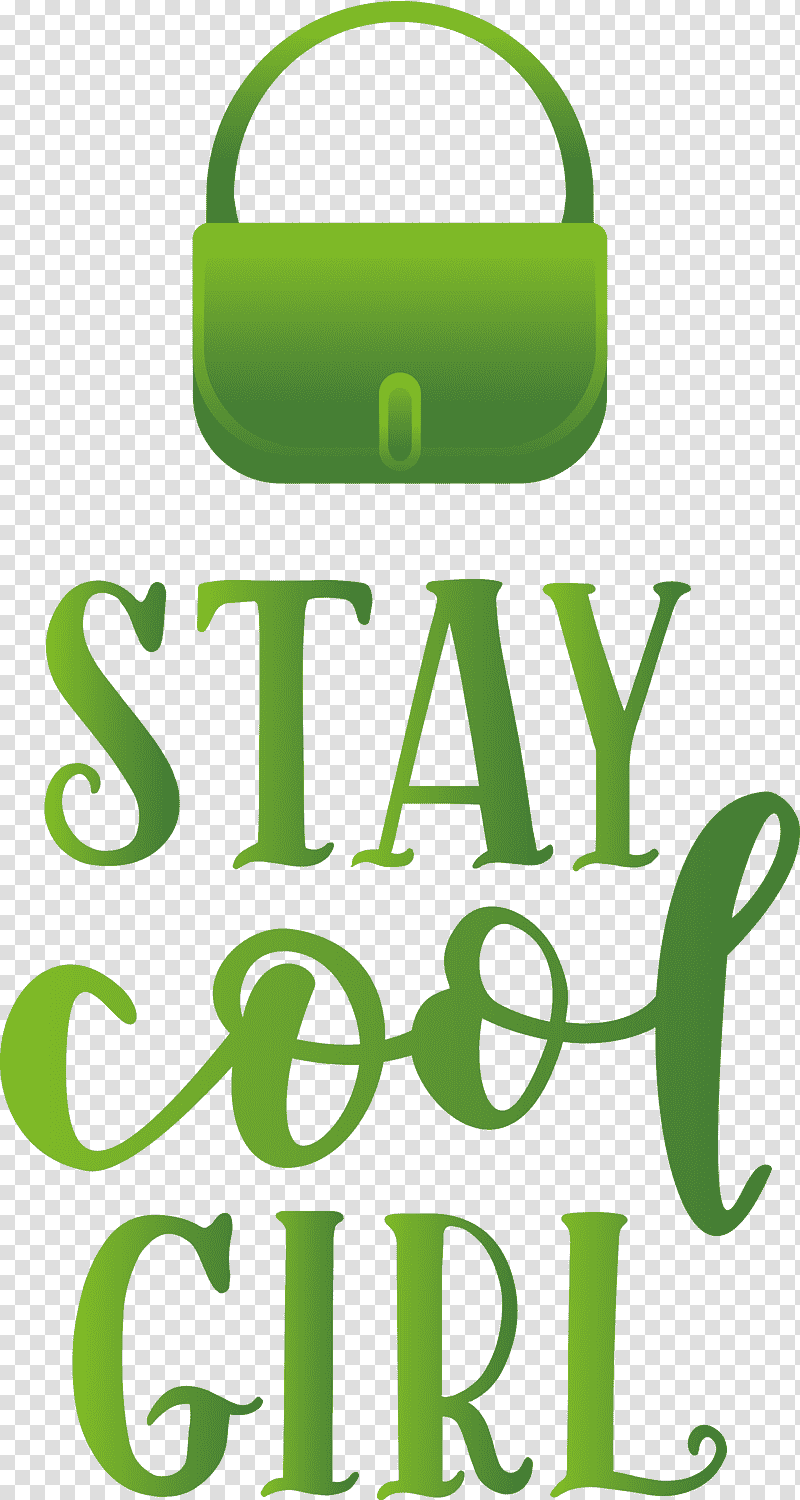 Stay Cool Girl Fashion Girl, Logo, Symbol, Green, Sign, Chemical Symbol, Meter transparent background PNG clipart