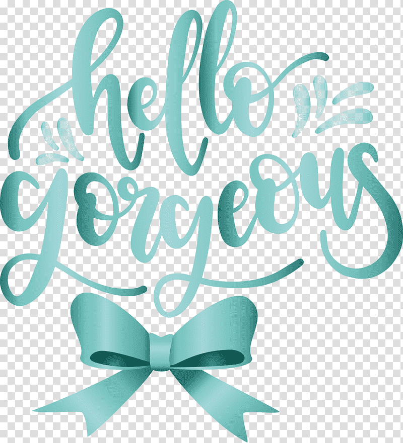 Fashion Hello Gorgeous, Logo, Green, Line, Meter, Flower, Microsoft Azure transparent background PNG clipart