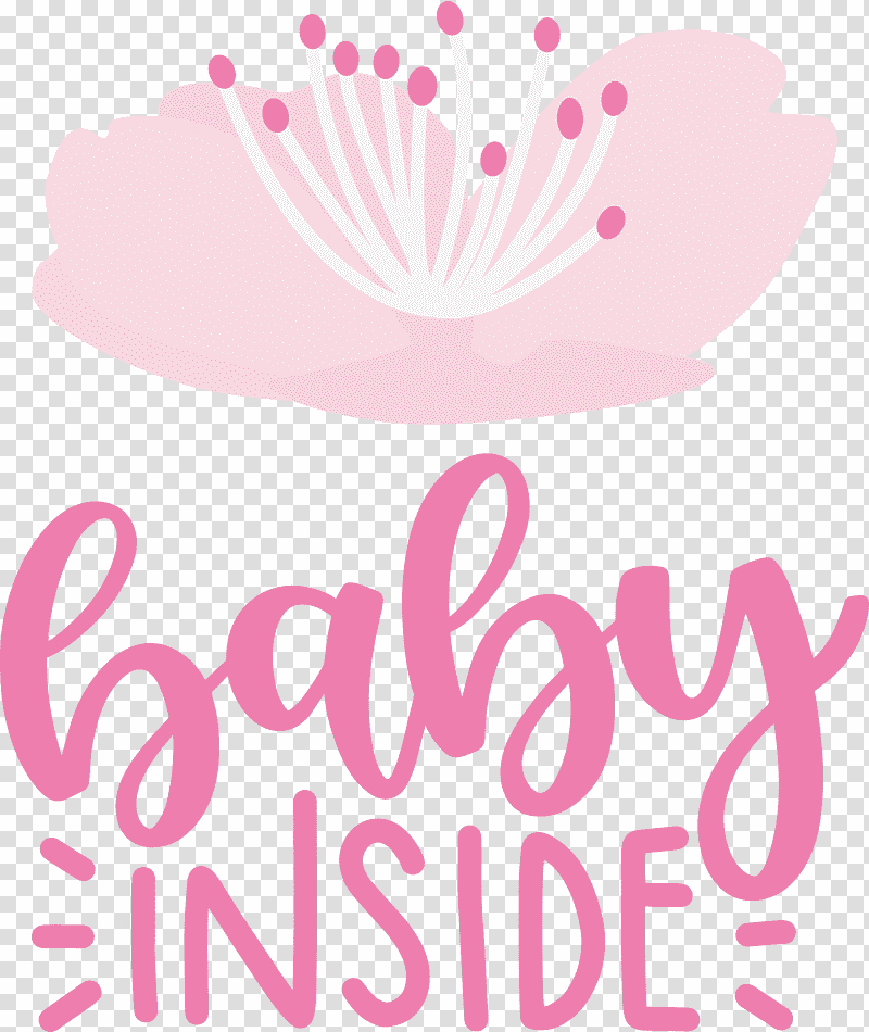 Baby Inside, Floral Design, Logo, Meter, Valentines Day transparent background PNG clipart
