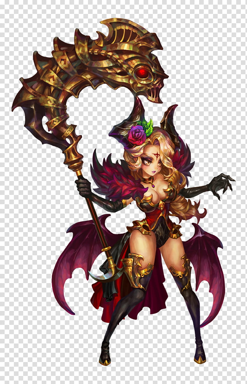 Dragon, Puzzle Dragons, Lilith, Hero, Character, Nightmare, Video Games, Succubus transparent background PNG clipart