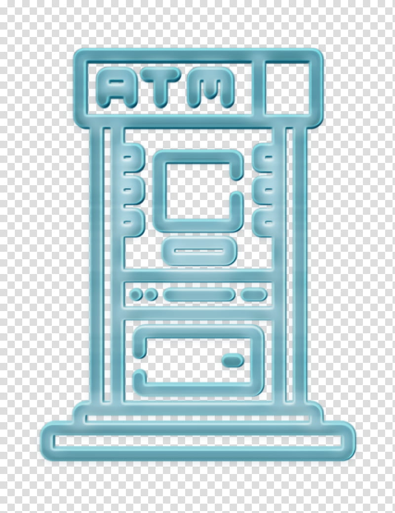 Atm icon City icon, Web Typography transparent background PNG clipart