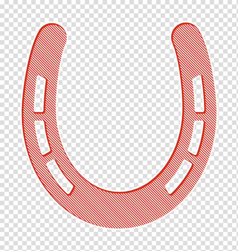 Horseshoe without holes and with slits icon Horseshoe icon Horses 3 icon, Tools And Utensils Icon, Bead, Pearl, Polyester, Iron, Gold transparent background PNG clipart