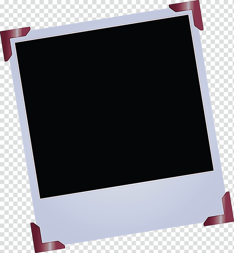 Polaroid Frame, Laptop Part, Computer Monitor, Multimedia transparent background PNG clipart