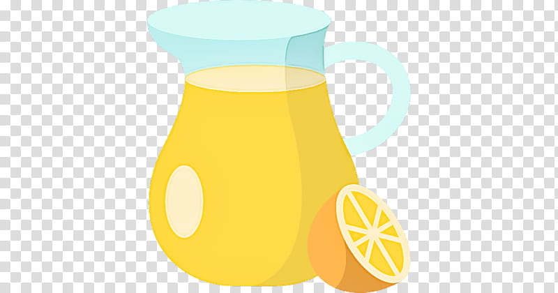 lemon orange juice orange drink citric acid jug, Yellow transparent background PNG clipart