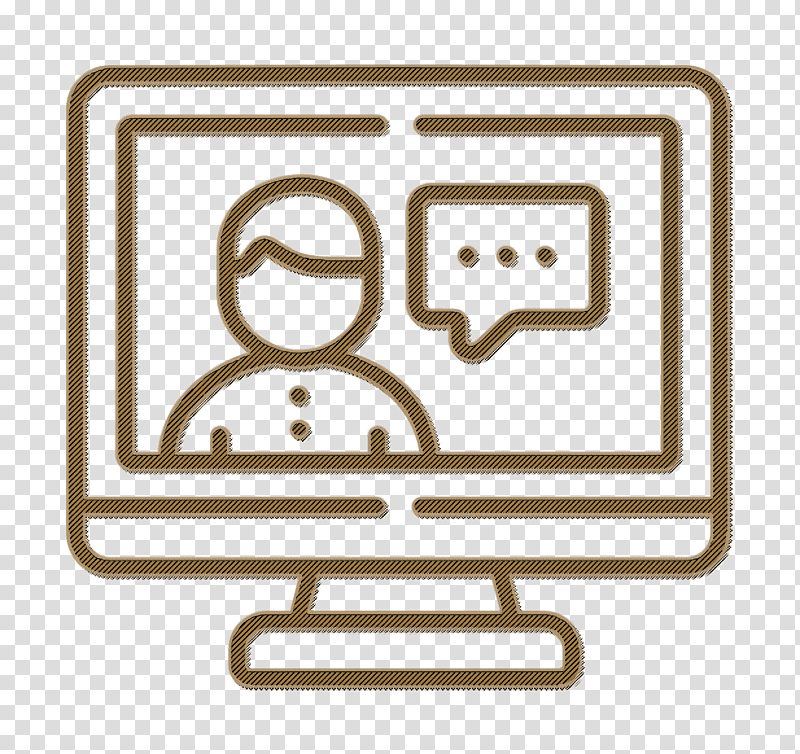 Monitor icon Webcam icon Online Learning icon, Royaltyfree, Computer, Music Video transparent background PNG clipart