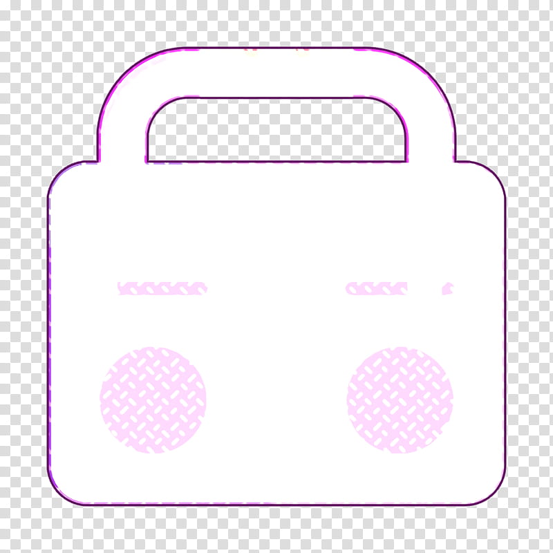 Boombox icon Radio icon Night Party icon, Meter transparent background PNG clipart