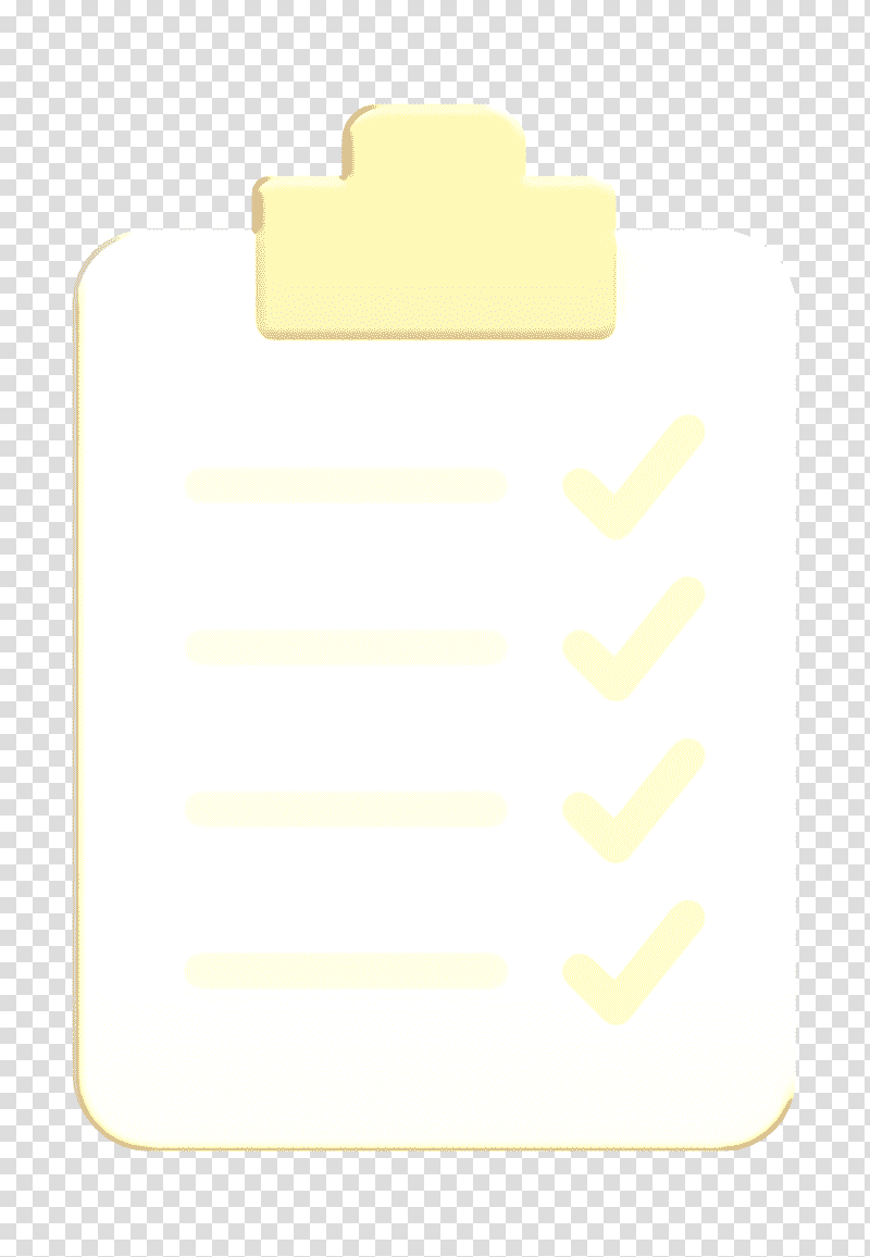 List icon Files and folders icon Clipboard icon, Yellow, Line, Meter, Geometry, Mathematics transparent background PNG clipart