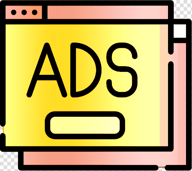 Ads icon Ad icon Web Design icon, Marketing Automation, Search Engine Marketing, Payperclick, Google Ads, Blog, Ad Blocking transparent background PNG clipart