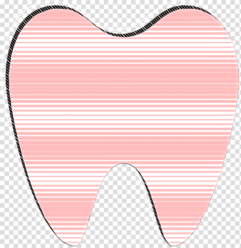 Medical icon Tooth icon, Heart, Line, M095, Mathematics, Geometry transparent background PNG clipart