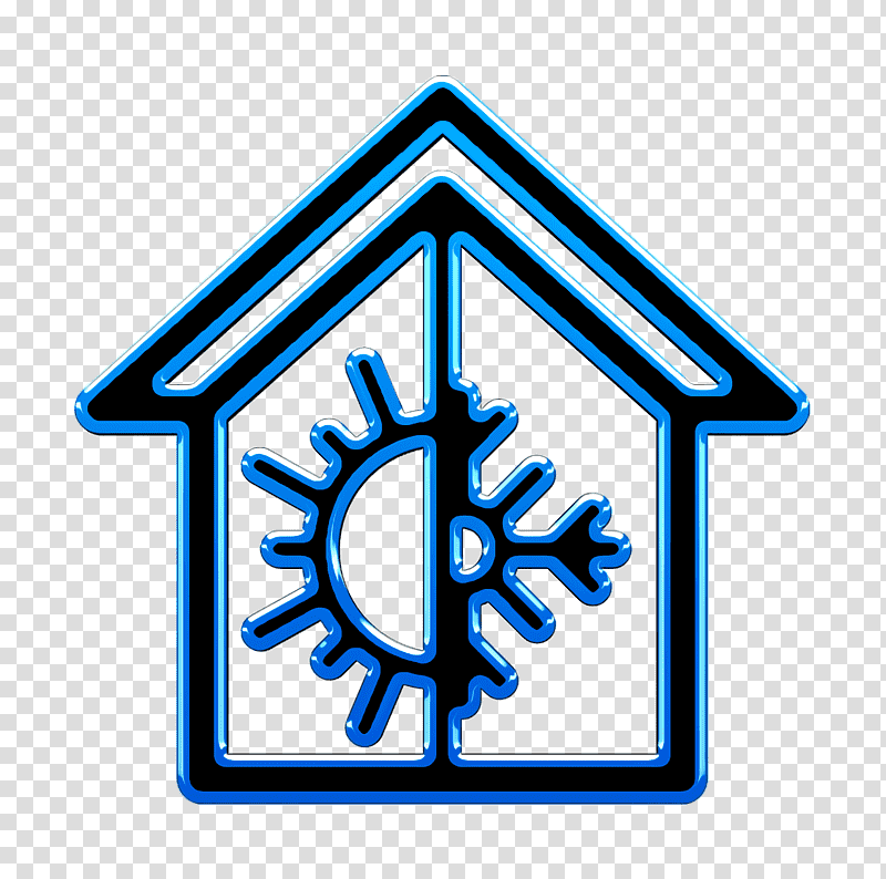 Air conditioning icon Linear Smart Home icon Smart home icon, Furnace, Heating Ventilation And Air Conditioning, Central Heating, Heating System, Refrigeration, Hvac Control System transparent background PNG clipart