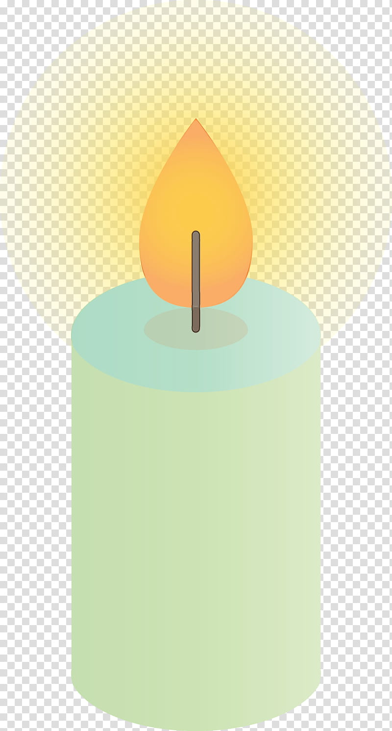 lighting flameless candle wax candle cylinder, Watercolor, Paint, Wet Ink transparent background PNG clipart