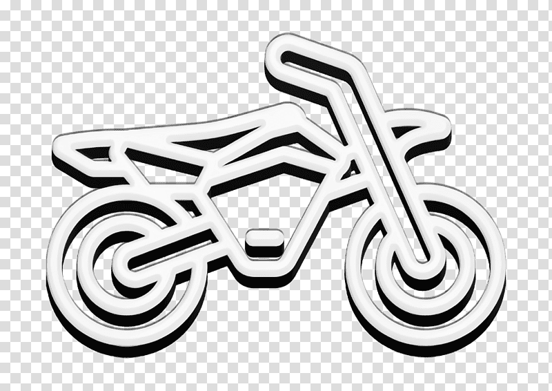 Motocross icon Bike icon Motor sports icon, Logo, Symbol, Black And White M, Meter, Line, Jewellery transparent background PNG clipart