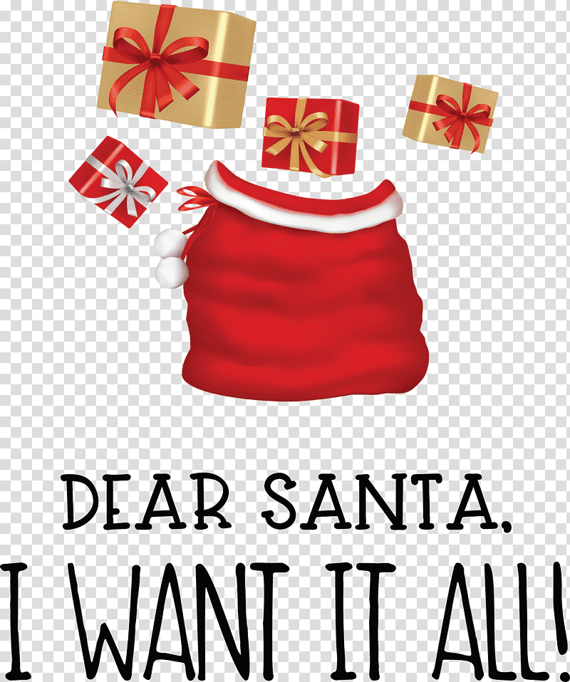 Dear Santa Christmas, Christmas , Christmas Day, Christmas Decoration, Santa Claus, Rudolph, Christmas Tree transparent background PNG clipart