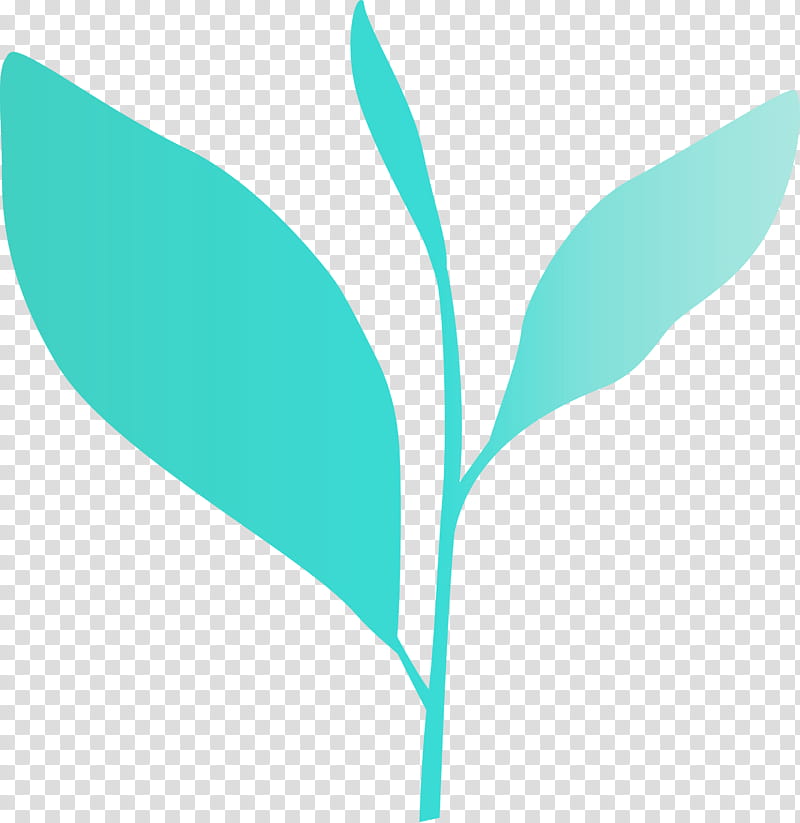leaf green plant turquoise flower, Tea Leaves, Spring
, Watercolor, Paint, Wet Ink, Eucalyptus, Logo transparent background PNG clipart