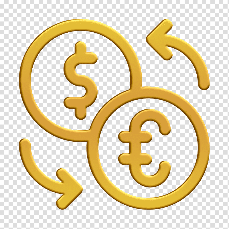 Euro icon Exchange icon Airport icon, Data transparent background PNG clipart