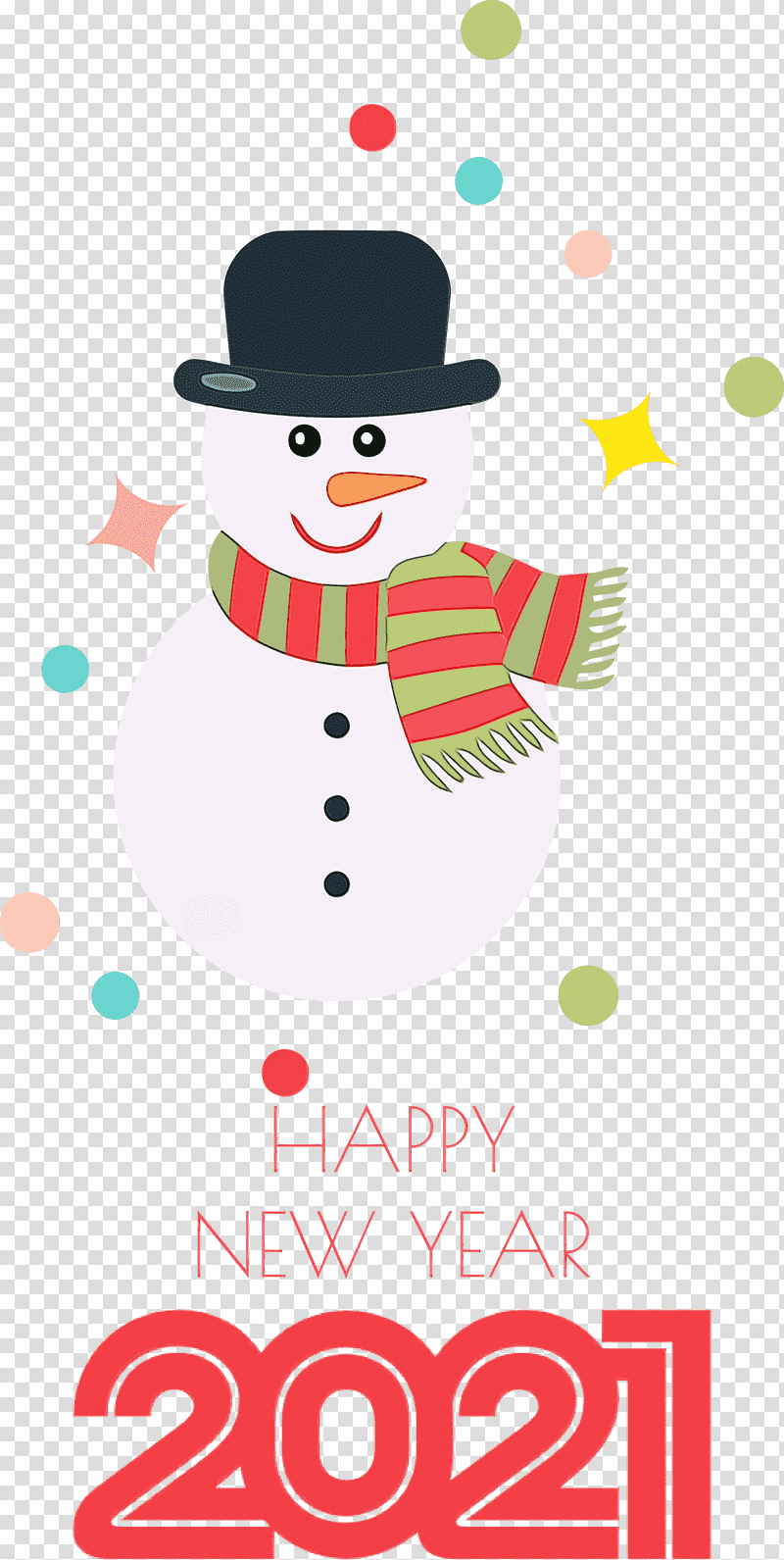 Christmas tree, 2021 Happy New Year, 2021 New Year, Watercolor, Paint, Wet Ink, Christmas Day transparent background PNG clipart