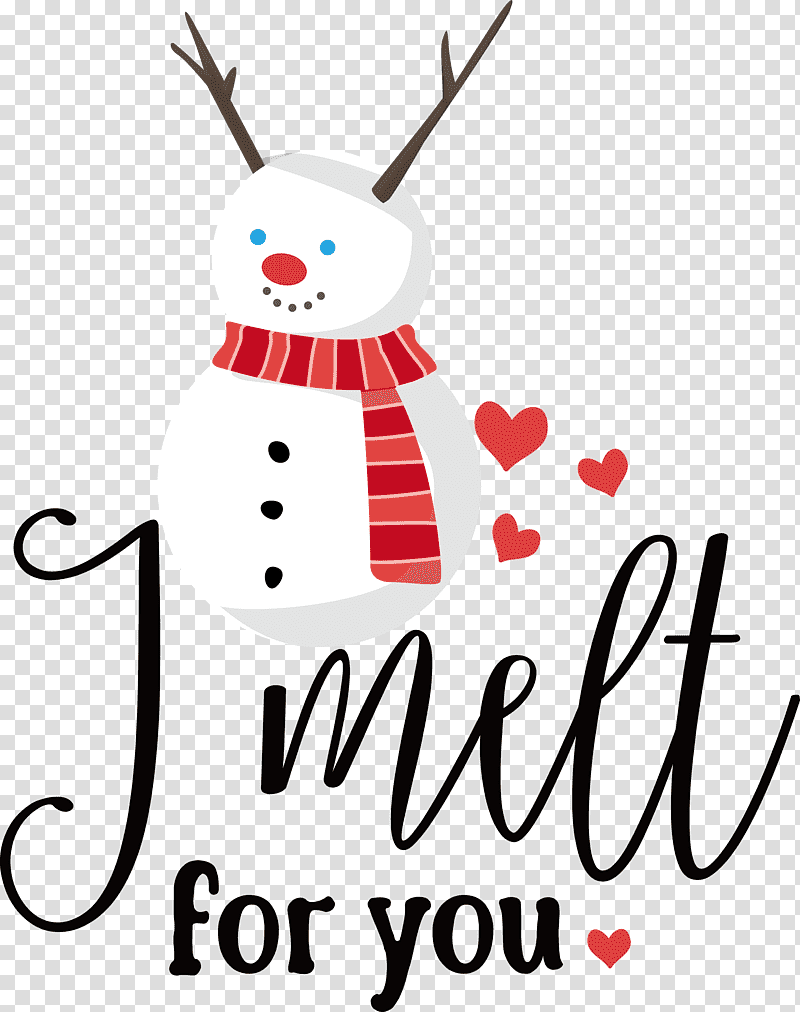 I Melt for You Snowman Winter, Winter
, Logo, Deer, Meter, Line, Happiness transparent background PNG clipart