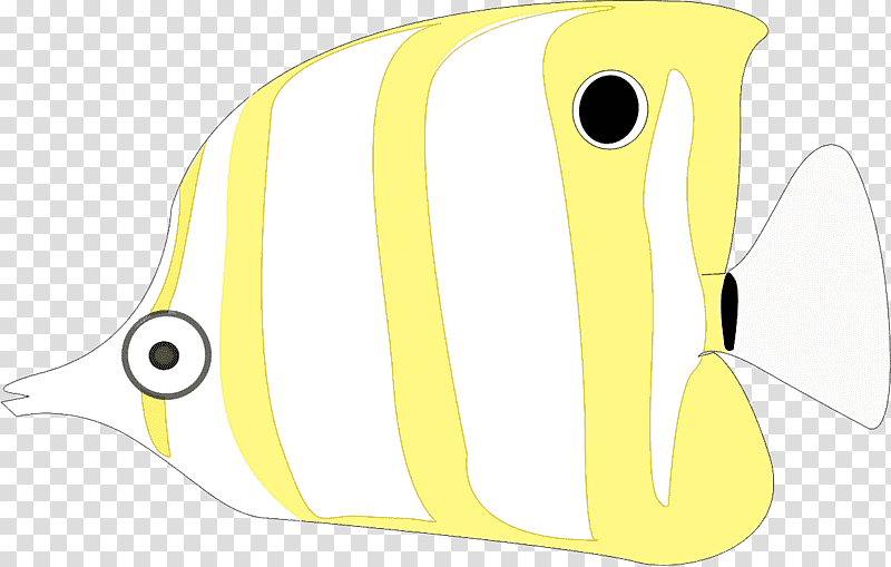 Cartoon fish yellow beak meter, Cartoon, Line, Geometry, Science ...