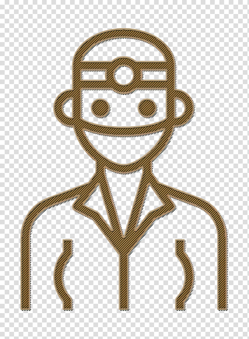 Occupation Woman icon Dentist icon, Line Art, Coloring Book transparent background PNG clipart