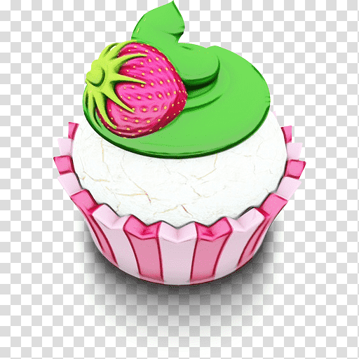 cupcake cake pastry buttercream baking, Watercolor, Paint, Wet Ink, Myket, Confectionery Store, Whipped Cream transparent background PNG clipart