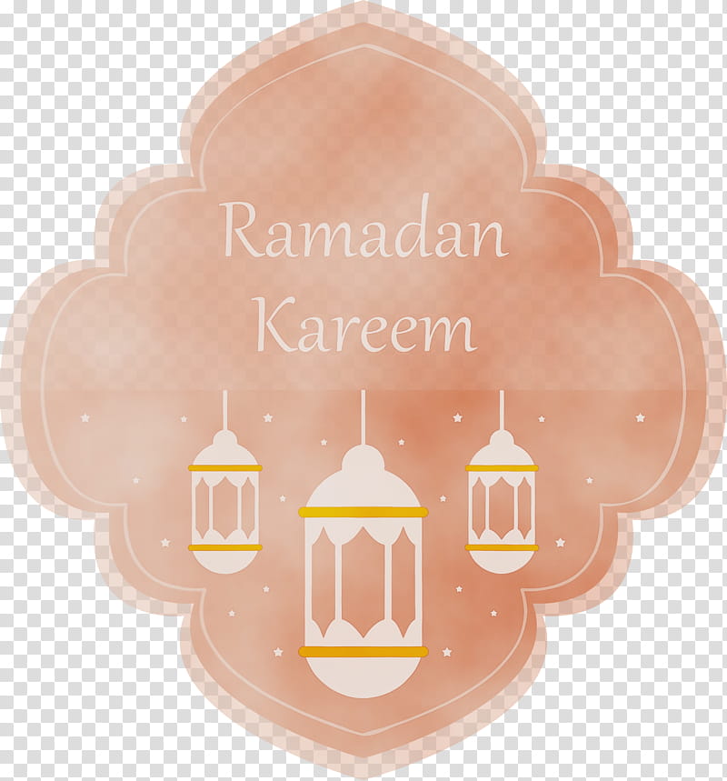 Orange, Ramadan Kareem, Ramadan Mubarak, Watercolor, Paint, Wet Ink, Logo, Text transparent background PNG clipart