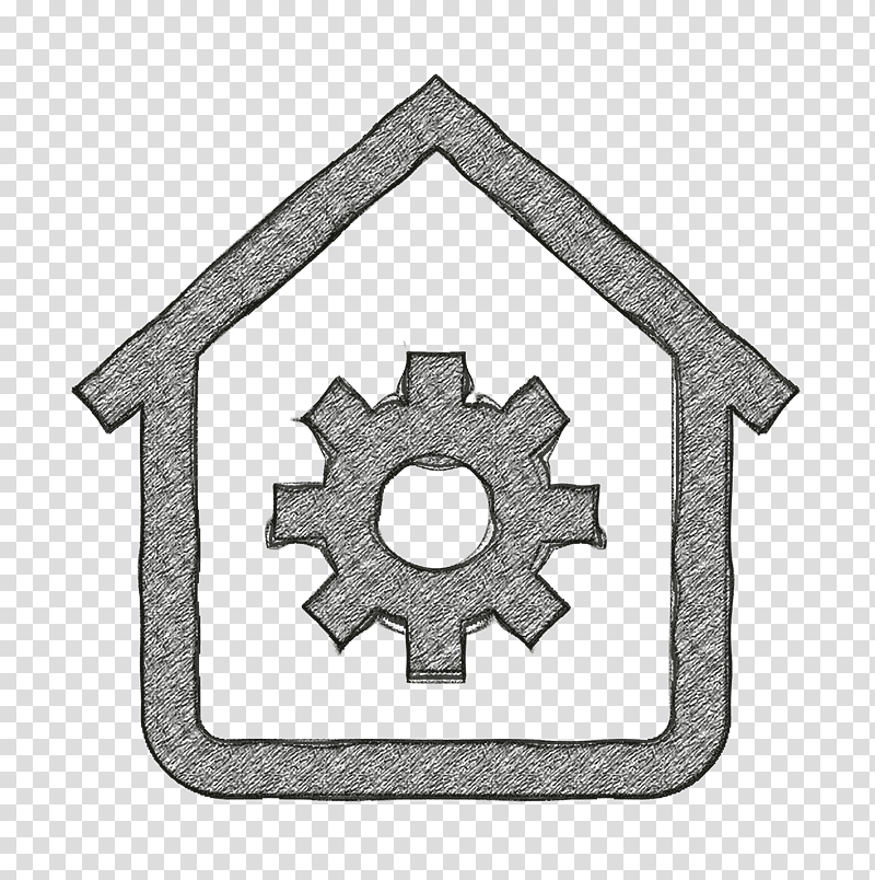 House automation icon Gear icon Home and Living icon, User transparent background PNG clipart