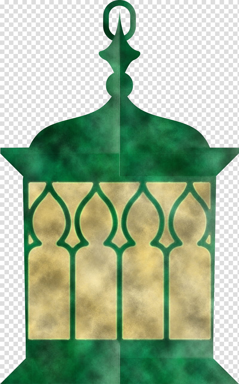 Arabic Lamp Arabic Culture, Green transparent background PNG clipart