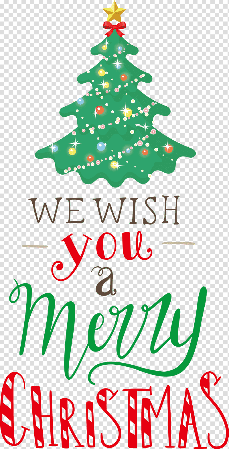 Merry Christmas We Wish You A Merry Christmas, Christmas Tree, Christmas Day, Fir, Holiday Ornament, Christmas Ornament, Spruce transparent background PNG clipart