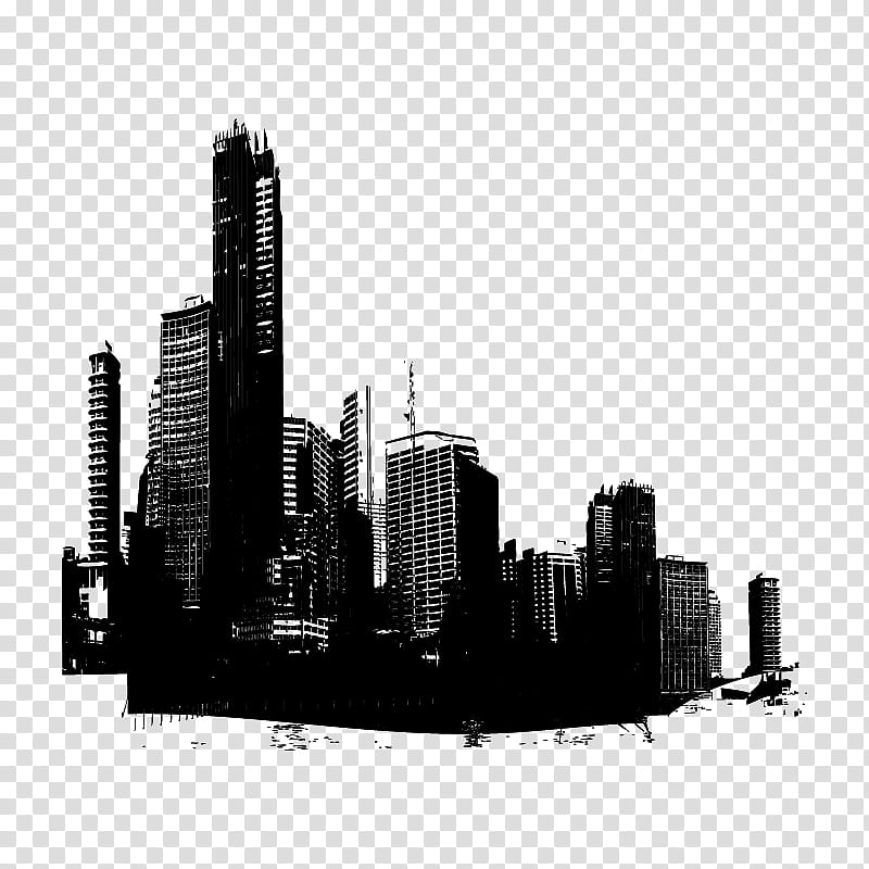 Skyline City, Skyscraper, Metropolis, Building, Drawing, Sticker, Cityscape, Human Settlement transparent background PNG clipart