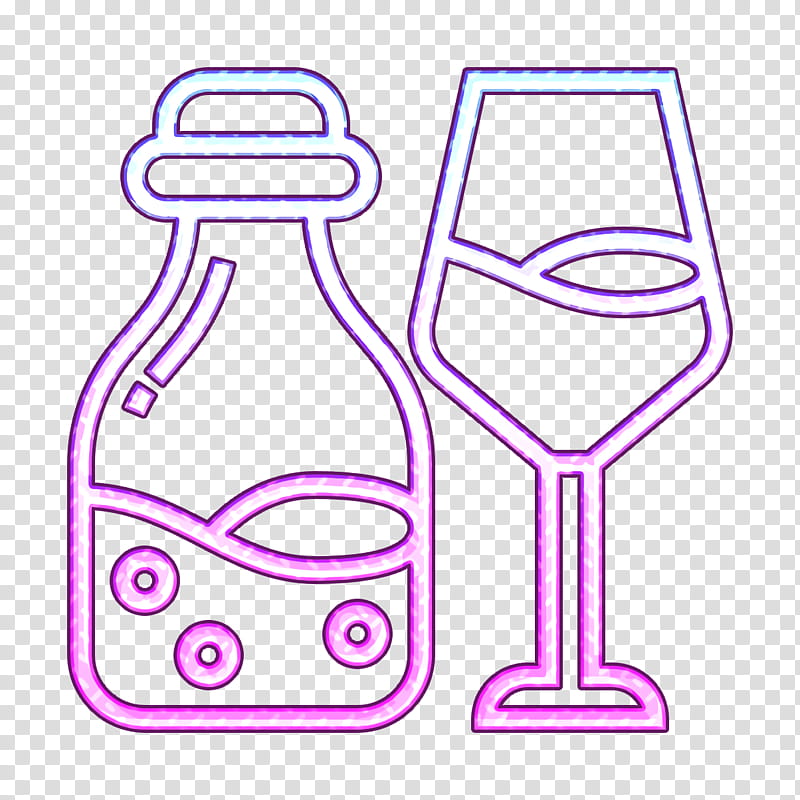 Wine icon Hotel Services icon Drink icon, Meter, Purple, Line, Area transparent background PNG clipart
