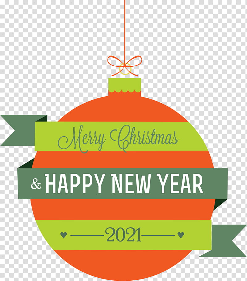 Happy New Year 2021 2021 New Year, Christmas Ornament, Logo, Christmas Tree, Christmas Tree M, Christmas Day, Green, Meter transparent background PNG clipart