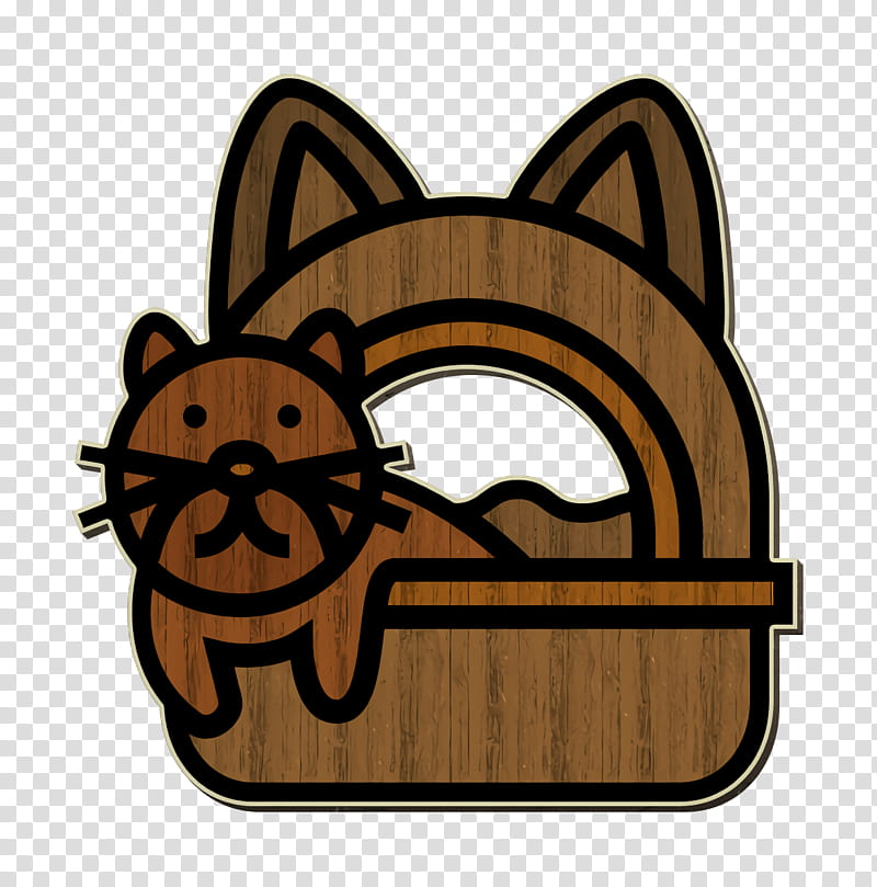 Cat icon Pet Shop icon Litter box icon, Cartoon transparent background PNG clipart