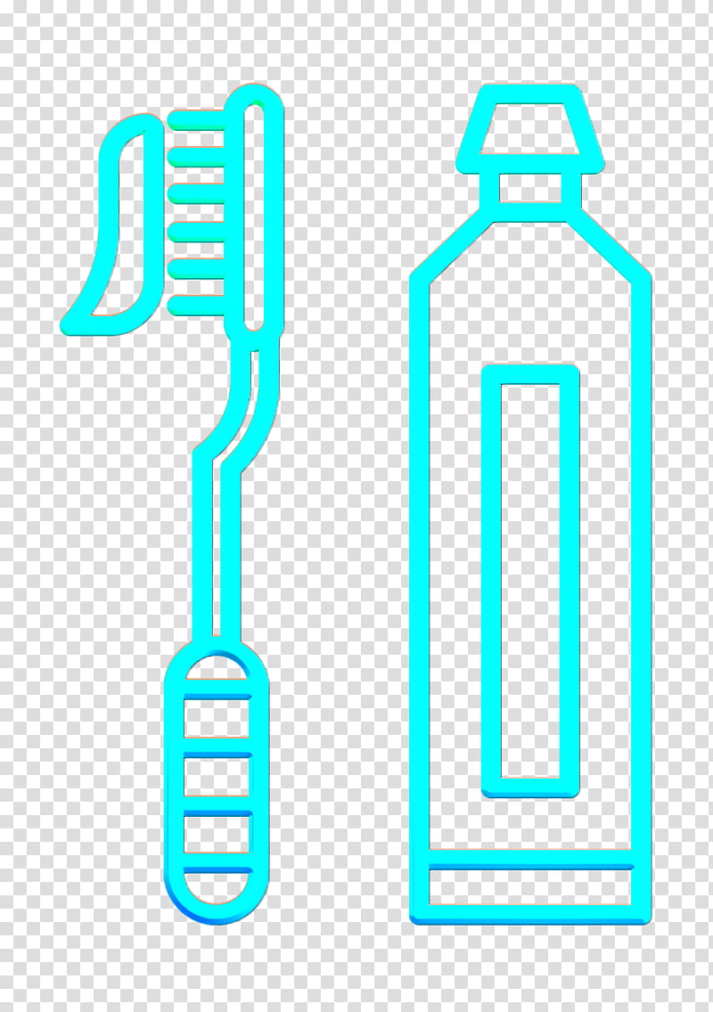 Tooth icon Cleaning icon Toothbrush icon, Aqua, Water Bottle, Line transparent background PNG clipart