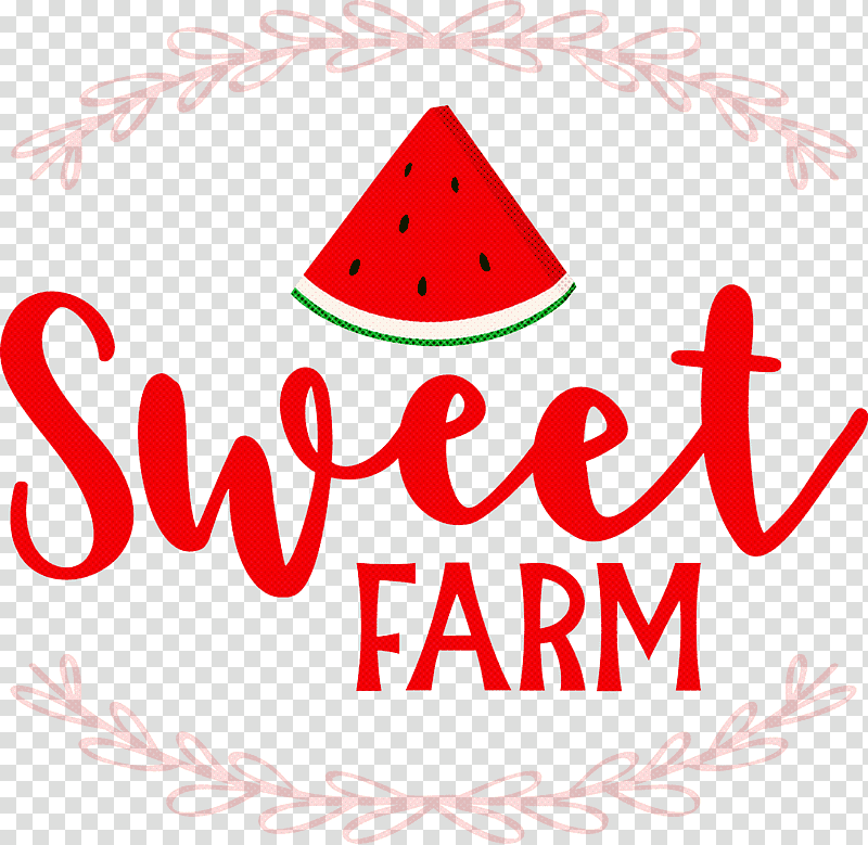 Sweet Farm, Logo, Line, Meter, Fruit, Flower, Plant transparent background PNG clipart