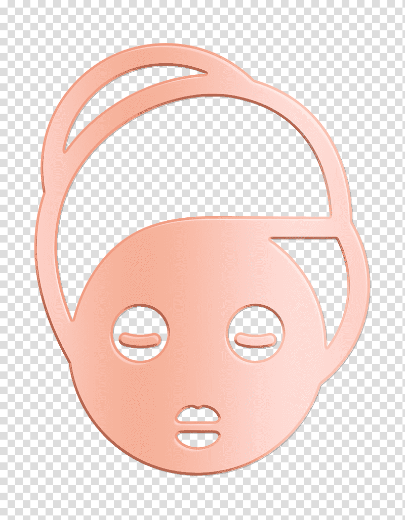 medical icon Spa icon Spa face mask treatment for woman icon, Head, Smile, Forehead, Lips, Skin transparent background PNG clipart