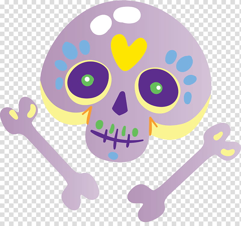 Day of the Dead Día de Muertos Día de los Muertos, Dia De Muertos, Dia De Los Muertos, Purple, Meter transparent background PNG clipart