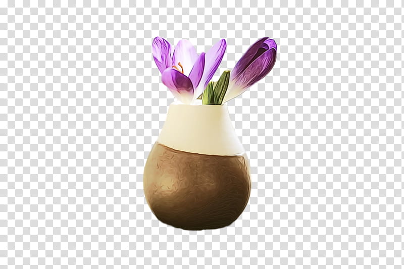 violet purple flower plant vase, Spring
, Watercolor, Paint, Wet Ink, Tulip, Flowerpot, Crocus transparent background PNG clipart