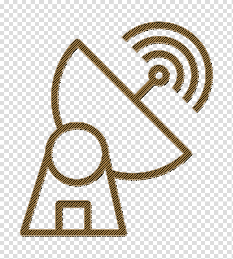 Comunication icon Radio antenna icon Satellite icon, Symbol, Chemical Symbol, Line, Meter, Chemistry, Geometry transparent background PNG clipart