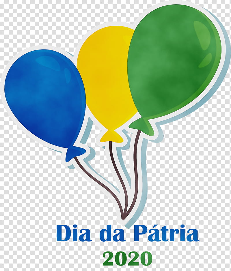always there staffing balloon green meter love my life, Brazil Independence Day, Sete De Setembro, Dia Da Pátria, Watercolor, Paint, Wet Ink transparent background PNG clipart