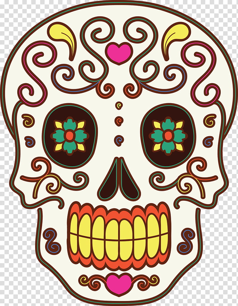 Day of the Dead Día de Muertos Skull, Dia De Muertos, Visual Arts, Meter transparent background PNG clipart