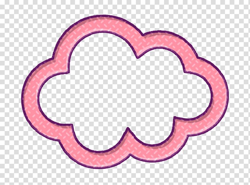 Cotton icon Cloud icon weather icon, Symbol, Chemical Symbol, Heart, Line, M095, Geometry transparent background PNG clipart