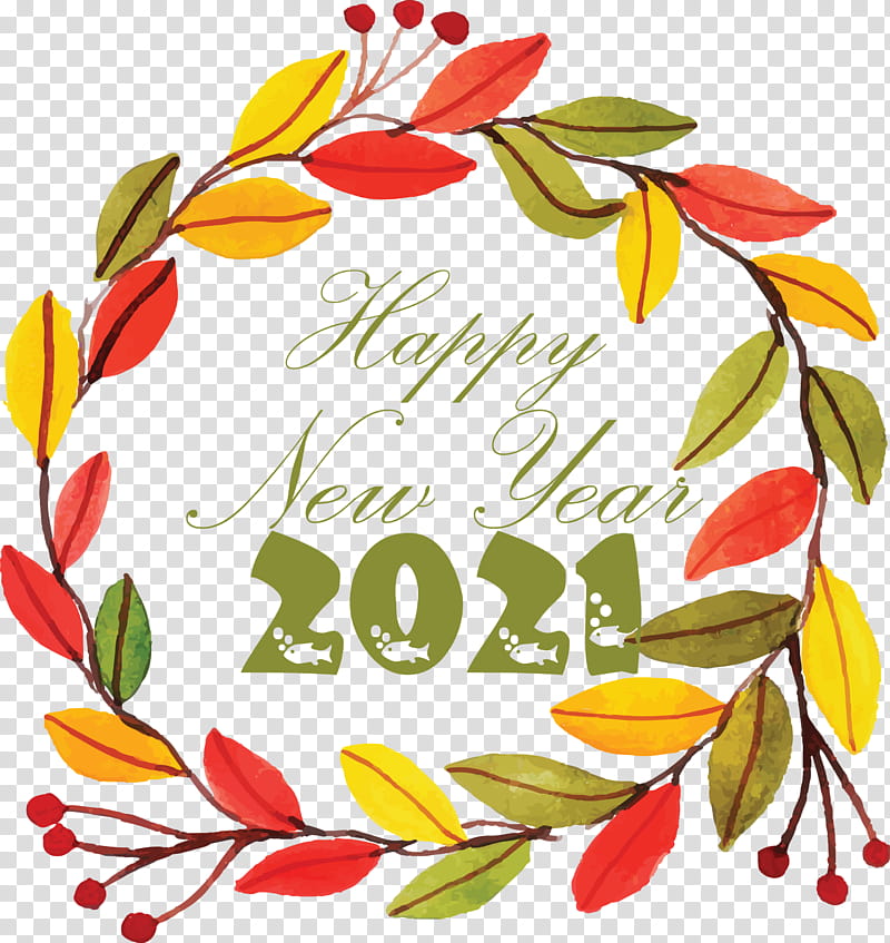 Happy New Year 2021 Welcome 2021 Hello 2021, Floral Design, Cut Flowers, Meter, Area, Fruit transparent background PNG clipart